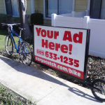 spokesman bike billboard advertising trailer