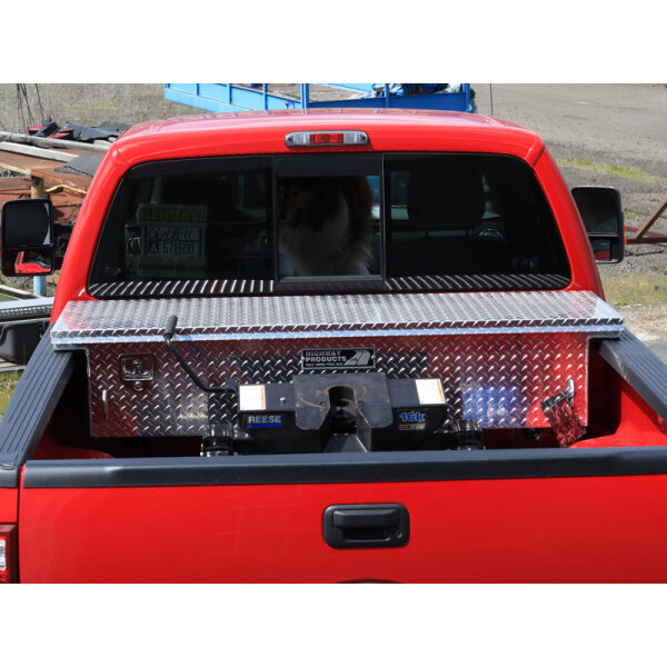Low Profile Aluminum Saddle Box - 70’’ x 13.5’’ x 23"